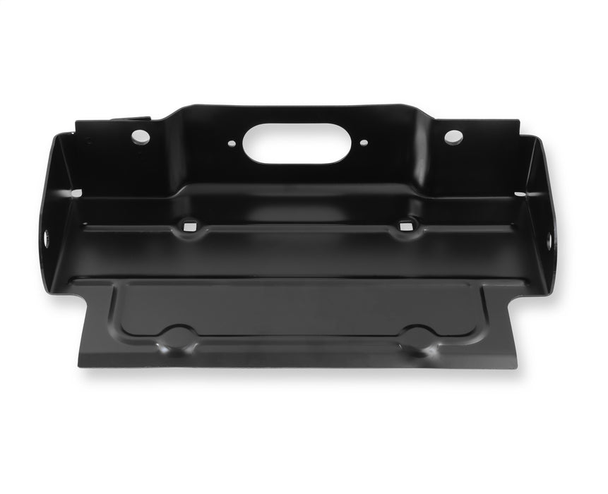 Holley 04-122 License Plate Bracket; Rear; Black EDP Coating; - Truck Part Superstore