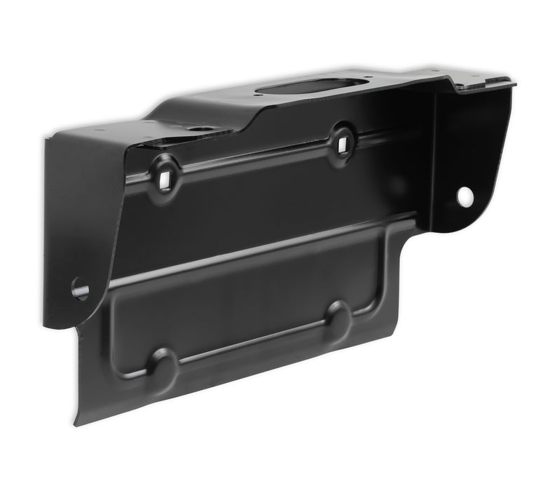 Holley 04-122 License Plate Bracket; Rear; Black EDP Coating; - Truck Part Superstore