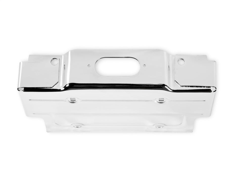 Holley 04-123 License Plate Bracket; Rear; Chrome Plated; - Truck Part Superstore