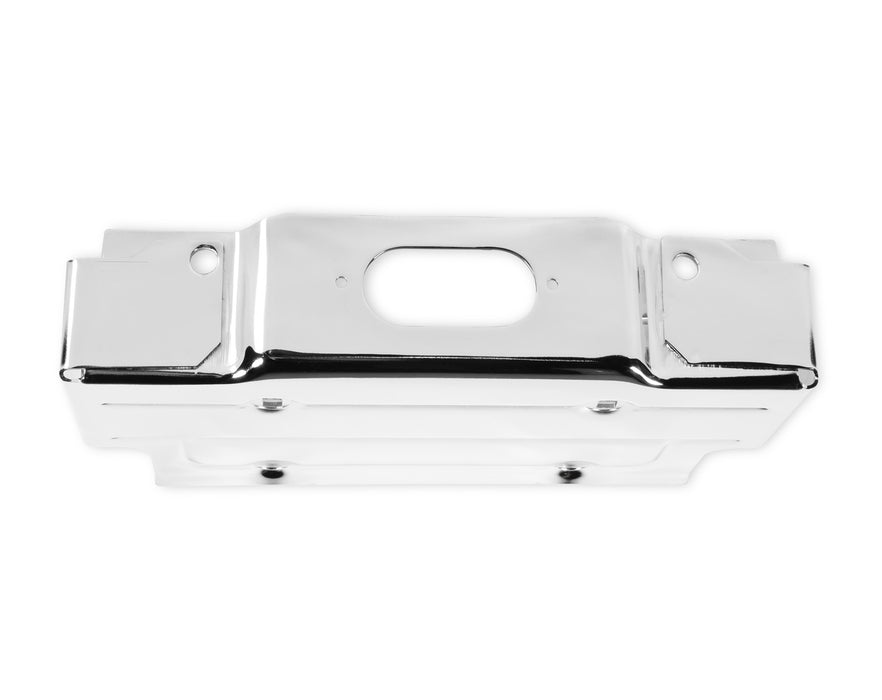 Holley 04-123 License Plate Bracket; Rear; Chrome Plated; - Truck Part Superstore
