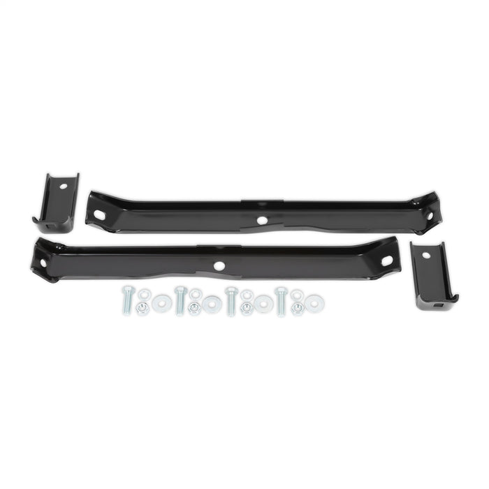 Holley 04-127 Holley Classic Truck Front Bumper Bracket Set; Front; Black; EDP Coated; 4 Pcs.; - Truck Part Superstore