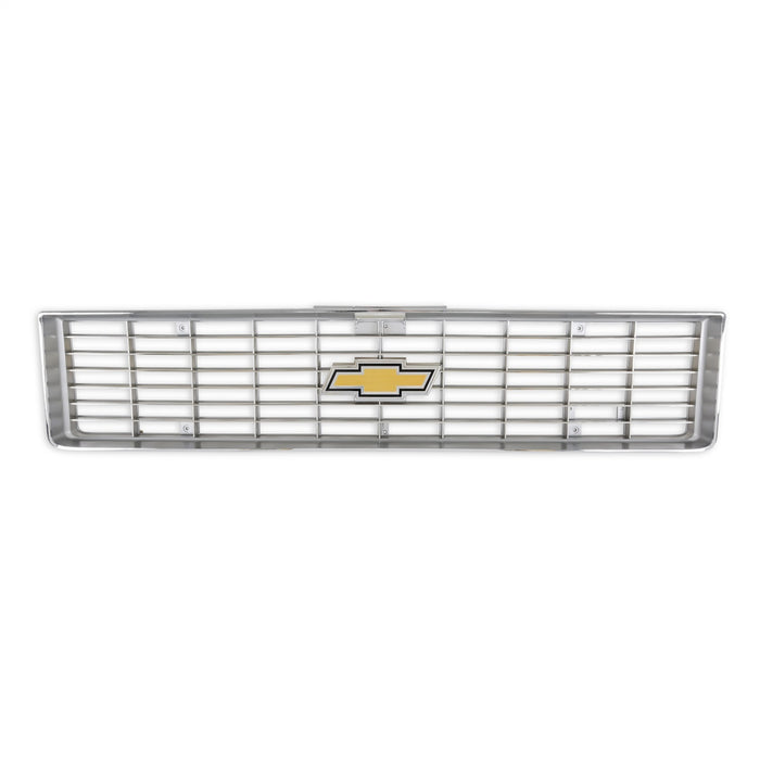 Holley 04-168 Holley Classic Truck Grille; Yellow Bowtie Emblem; Chrome Charcoal; - Truck Part Superstore