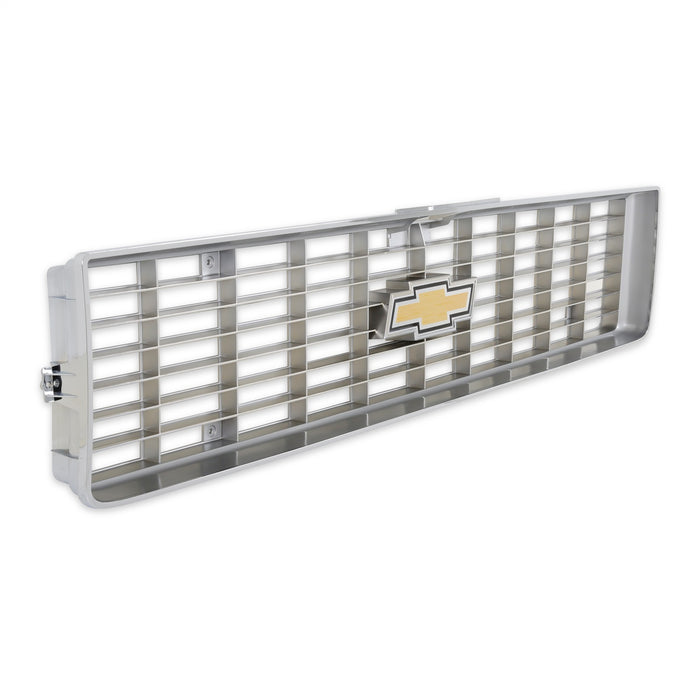Holley 04-168 Holley Classic Truck Grille; Yellow Bowtie Emblem; Chrome Charcoal; - Truck Part Superstore
