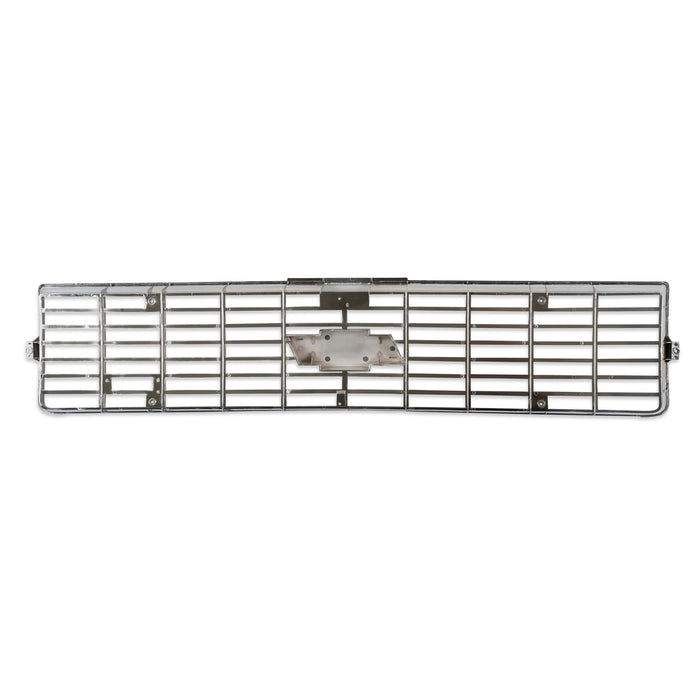 Holley 04-168 Holley Classic Truck Grille; Yellow Bowtie Emblem; Chrome Charcoal; - Truck Part Superstore