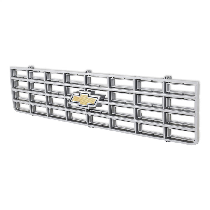 Holley 04-169 Holley Classic Truck Grille; Yellow Bowtie Emblem; Silver; - Truck Part Superstore