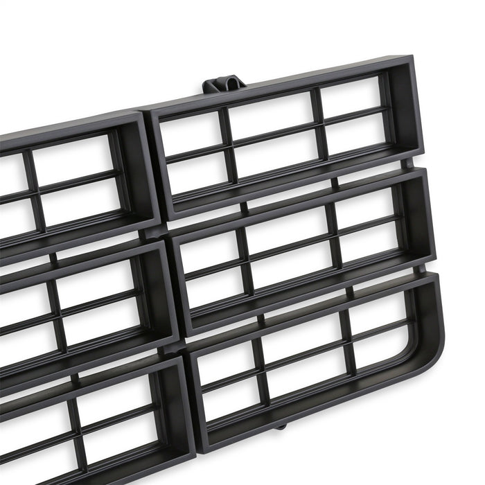 Holley 04-170 Holley Classic Truck Grille; Yellow Bowtie Emblem; Black; - Truck Part Superstore