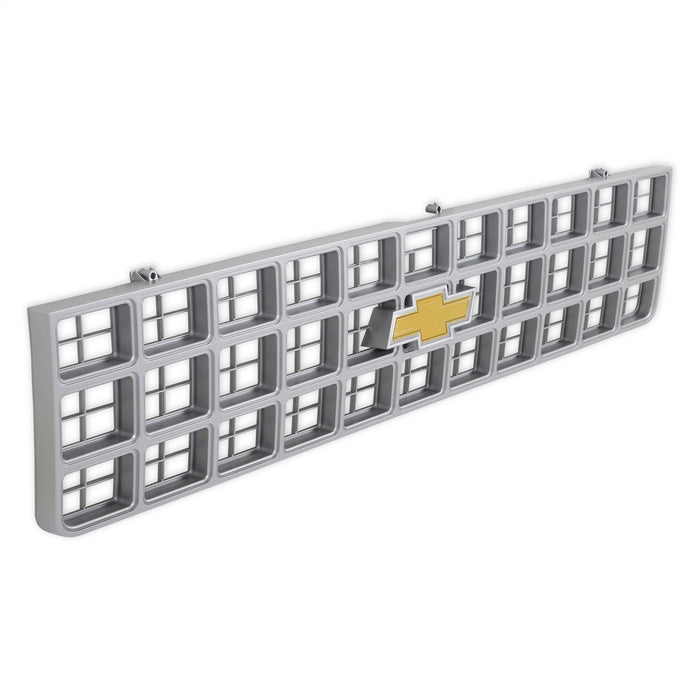 Holley 04-172 Holley Classic Truck Grille; Yellow Bowtie Emblem; Charcoal; - Truck Part Superstore