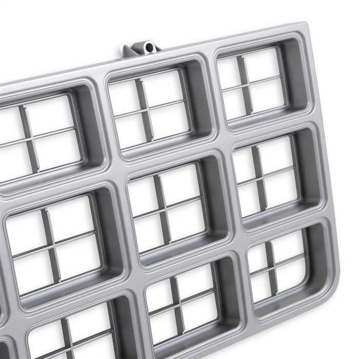 Holley 04-172 Holley Classic Truck Grille; Yellow Bowtie Emblem; Charcoal; - Truck Part Superstore