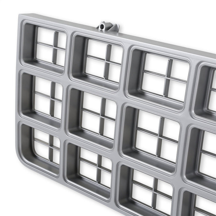 Holley 04-172 Holley Classic Truck Grille; Yellow Bowtie Emblem; Charcoal; - Truck Part Superstore