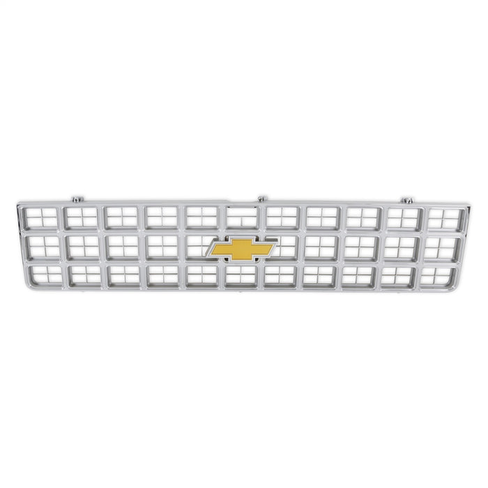 Holley 04-173 Holley Classic Truck Grille; Yellow Bowtie Emblem; Chrome; - Truck Part Superstore