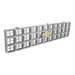 Holley 04-173 Holley Classic Truck Grille; Yellow Bowtie Emblem; Chrome; - Truck Part Superstore