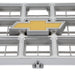 Holley 04-173 Holley Classic Truck Grille; Yellow Bowtie Emblem; Chrome; - Truck Part Superstore
