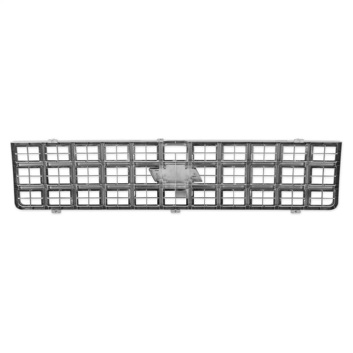 Holley 04-173 Holley Classic Truck Grille; Yellow Bowtie Emblem; Chrome; - Truck Part Superstore