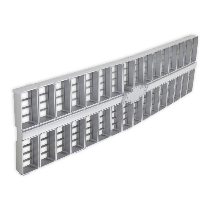 Holley 04-174 Holley Classic Truck Grille; Chrome; w/Bowtie Mounts; - Truck Part Superstore