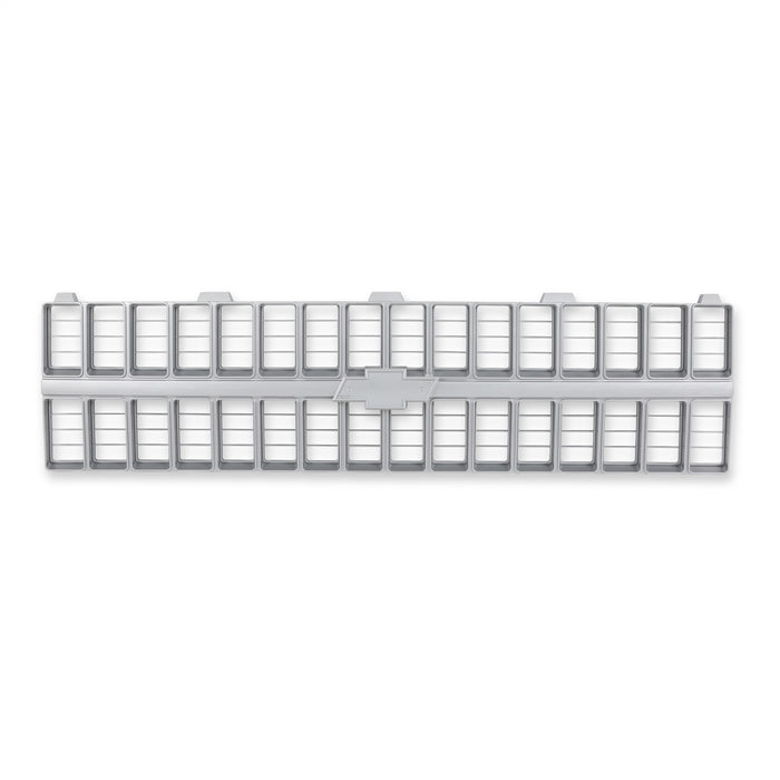 Holley 04-175 Holley Classic Truck Grille; Silver; w/Bowtie Mounts; - Truck Part Superstore