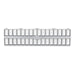 Holley 04-175 Holley Classic Truck Grille; Silver; w/Bowtie Mounts; - Truck Part Superstore