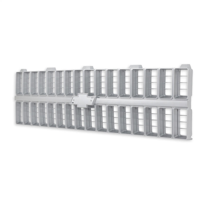 Holley 04-175 Holley Classic Truck Grille; Silver; w/Bowtie Mounts; - Truck Part Superstore