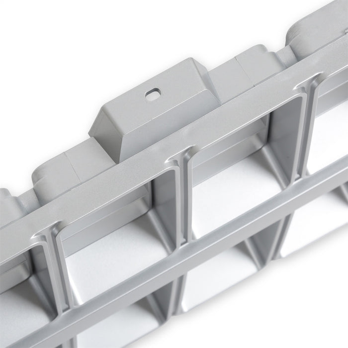 Holley 04-175 Holley Classic Truck Grille; Silver; w/Bowtie Mounts; - Truck Part Superstore