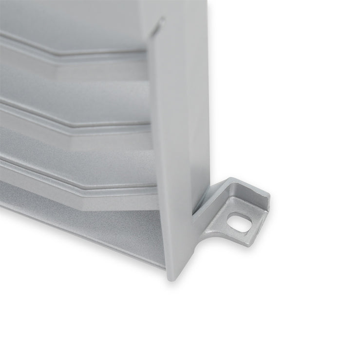 Holley 04-176 Holley Classic Truck Grille; Silver; Single Headlight; w/Bowtie; w/o Molding; - Truck Part Superstore