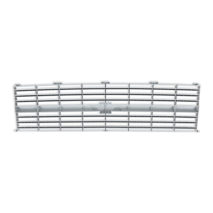 Holley 04-176 Holley Classic Truck Grille; Silver; Single Headlight; w/Bowtie; w/o Molding; - Truck Part Superstore