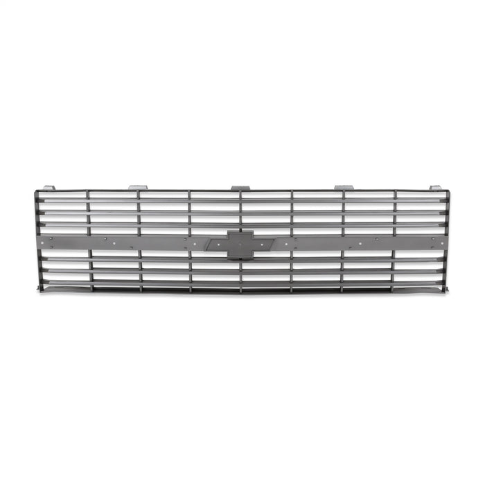 Holley 04-177 Holley Classic Truck Grille; Charcoal; Dual Headlight; w/Bowtie; w/Molding; - Truck Part Superstore