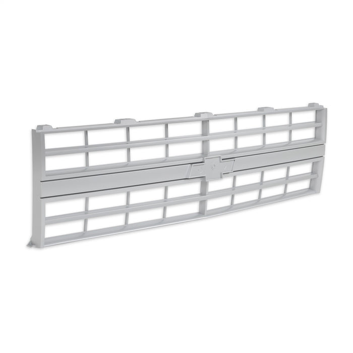 Holley 04-178 Holley Classic Truck Grille; Silver; Single Headlight; w/Bowtie; w/o Molding; - Truck Part Superstore