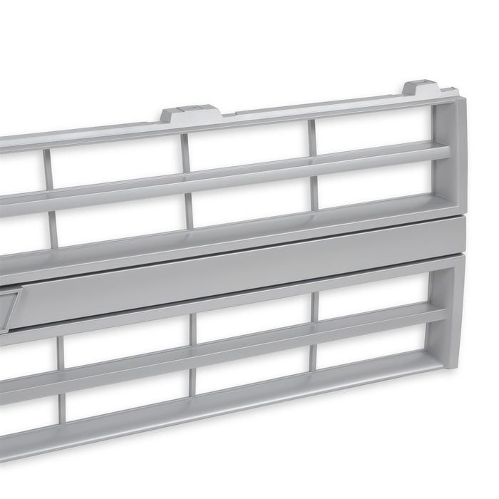 Holley 04-178 Holley Classic Truck Grille; Silver; Single Headlight; w/Bowtie; w/o Molding; - Truck Part Superstore