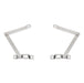 Holley 04-219 Tailgate Link Hinge Set; Polished Stainless Steel; - Truck Part Superstore