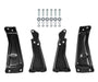 Holley 04-261 Rear Bumper Bracket Kit; Rear; Black; EDP Coated; Fleetside; - Truck Part Superstore