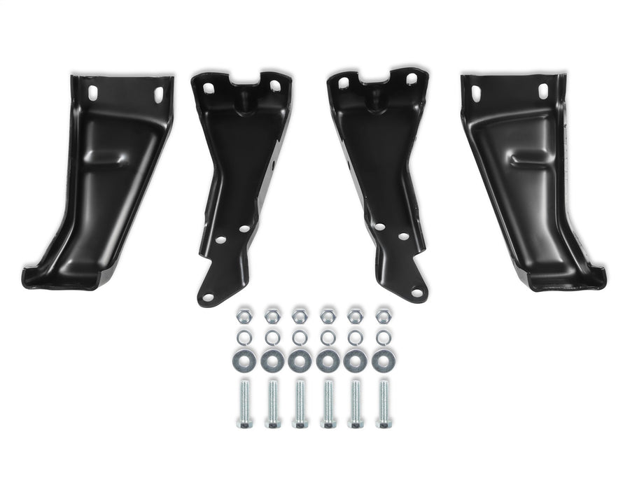 Holley 04-261 Rear Bumper Bracket Kit; Rear; Black; EDP Coated; Fleetside; - Truck Part Superstore