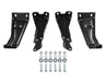 Holley 04-261 Rear Bumper Bracket Kit; Rear; Black; EDP Coated; Fleetside; - Truck Part Superstore