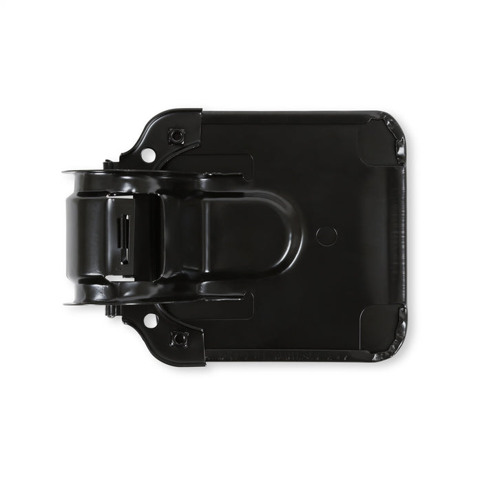 Holley 04-284 Holley Classic Truck Fuel Door; Heavy Gauge Steel; EDP Coated; Square; - Truck Part Superstore