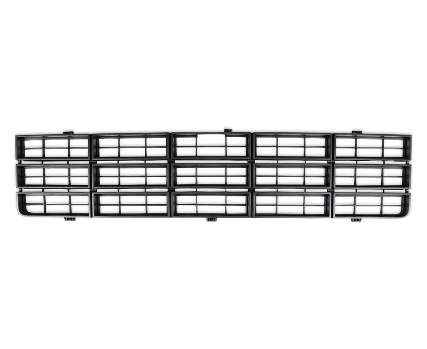 Holley 04-309 Holley Classic Truck Grille; Dark Charcoal; Chevy Grille; w/o Bowtie; - Truck Part Superstore
