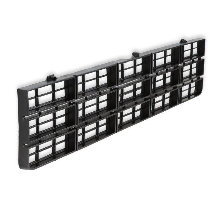 Holley 04-309 Holley Classic Truck Grille; Dark Charcoal; Chevy Grille; w/o Bowtie; - Truck Part Superstore