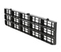 Holley 04-309 Holley Classic Truck Grille; Dark Charcoal; Chevy Grille; w/o Bowtie; - Truck Part Superstore
