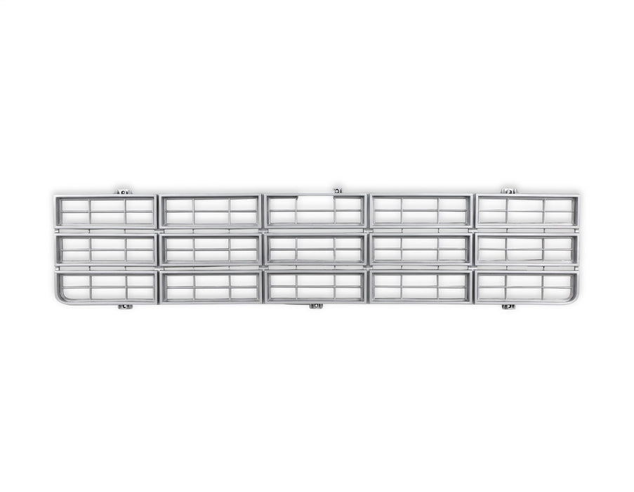 Holley 04-310 Holley Classic Truck Grille; Silver; Chevy Grille; w/o Bowtie; - Truck Part Superstore