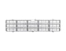 Holley 04-310 Holley Classic Truck Grille; Silver; Chevy Grille; w/o Bowtie; - Truck Part Superstore