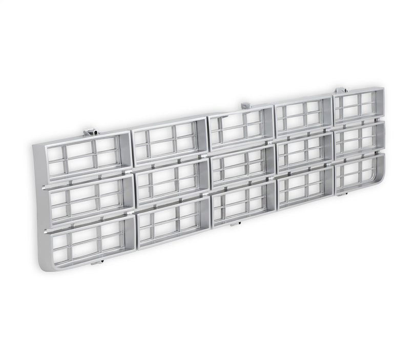 Holley 04-310 Holley Classic Truck Grille; Silver; Chevy Grille; w/o Bowtie; - Truck Part Superstore