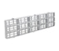 Holley 04-310 Holley Classic Truck Grille; Silver; Chevy Grille; w/o Bowtie; - Truck Part Superstore