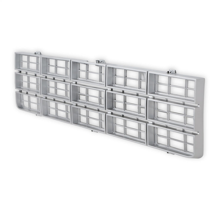 Holley 04-310 Holley Classic Truck Grille; Silver; Chevy Grille; w/o Bowtie; - Truck Part Superstore