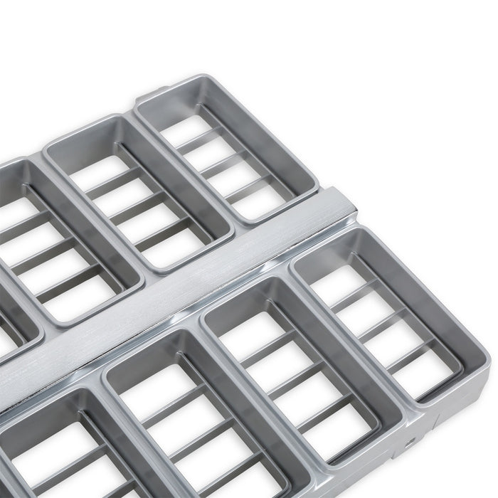 Holley 04-326 Holley Classic Truck Grille; Chrome/Gray; Chevy Grille; w/o Bowtie; - Truck Part Superstore