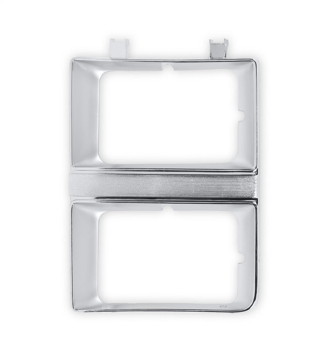 Holley 04-329 Holley Classic Truck Headlight Bezel; Dual Rectangle; Chrome; Left Side; - Truck Part Superstore