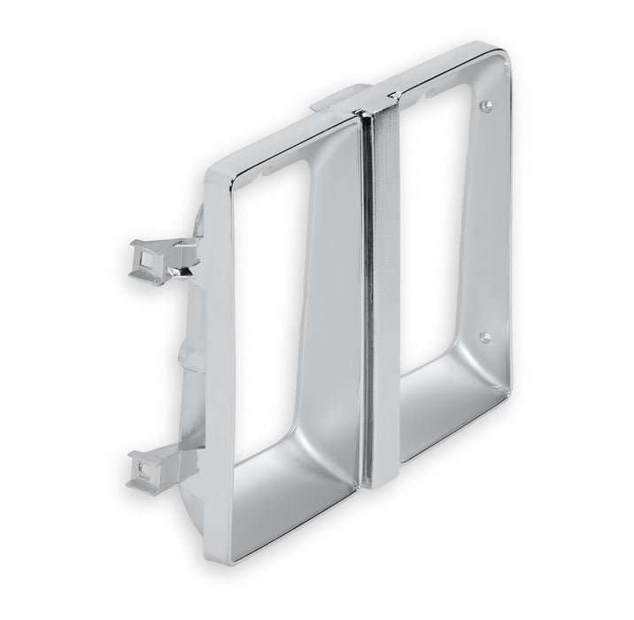 Holley 04-329 Holley Classic Truck Headlight Bezel; Dual Rectangle; Chrome; Left Side; - Truck Part Superstore
