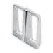 Holley 04-329 Holley Classic Truck Headlight Bezel; Dual Rectangle; Chrome; Left Side; - Truck Part Superstore