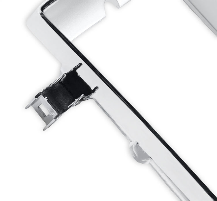 Holley 04-329 Holley Classic Truck Headlight Bezel; Dual Rectangle; Chrome; Left Side; - Truck Part Superstore