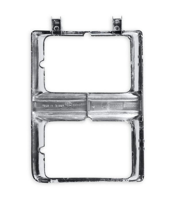 Holley 04-329 Holley Classic Truck Headlight Bezel; Dual Rectangle; Chrome; Left Side; - Truck Part Superstore