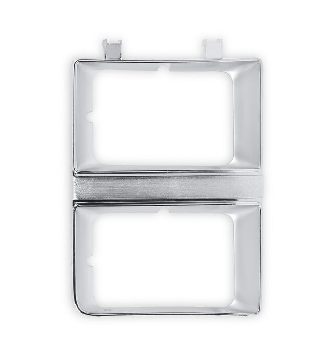 Holley 04-330 Holley Classic Truck Headlight Bezel; Dual Rectangle; Chrome; Right Side; - Truck Part Superstore