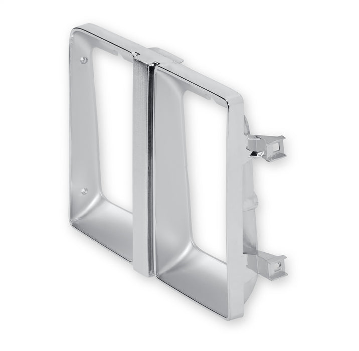Holley 04-330 Holley Classic Truck Headlight Bezel; Dual Rectangle; Chrome; Right Side; - Truck Part Superstore