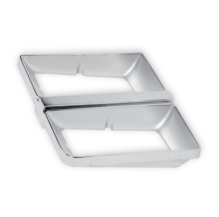 Holley 04-330 Holley Classic Truck Headlight Bezel; Dual Rectangle; Chrome; Right Side; - Truck Part Superstore