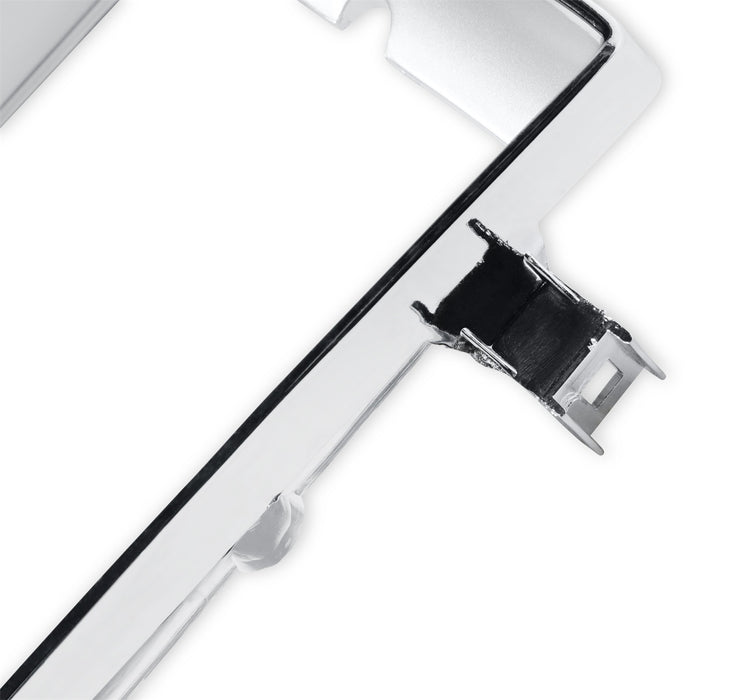 Holley 04-330 Holley Classic Truck Headlight Bezel; Dual Rectangle; Chrome; Right Side; - Truck Part Superstore